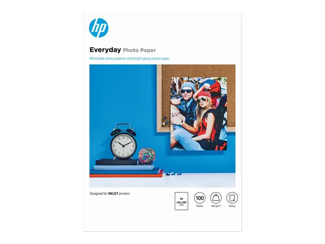 HP Everyday Photo Paper - Blank A4 (210 x 297 mm) 200 g/m² 100 ark...