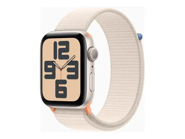 Apple Watch SE (GPS) - 2. generasjon 44 mm stjernelysaluminium sma...