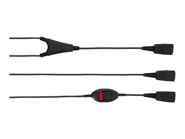 Jabra Supervisor Y-Cord - Hodetelefonsplitter - Quick Disconnect t...