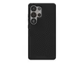 ZAGG Luxe - Baksidedeksel for mobiltelefon svart - for Samsung Galaxy S25 Ultra