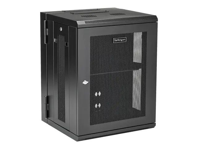 Startech 15U 19" Wall Mount Network Cabinet, 16" Deep Hinged Locki...