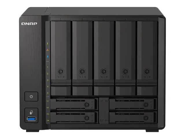 QNAP TS-H973AX-32G - NAS-server - 9 brønner - SATA 6Gb/s - RAID 0,...