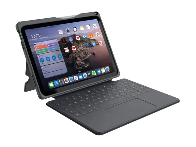 Deqster Touch PLUS - Tastatur og folioveske (keyboard) - med styre...