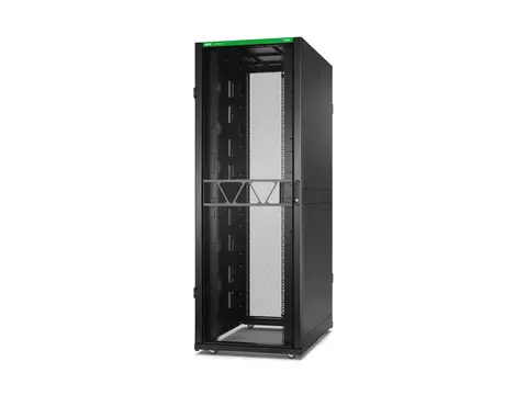 APC NetShelter SX Gen 2 - Rack skap - 2124 H x 750W x 1200D mm, med sider står på gulv - svart - 45U - 19" - TAA-samsvar - for P/N: SMT1000RM1U, SMT750RM1U, SRTL10KRM4UT, SRTL5KRM2UI-HW, SRTL5KRM2UT-HW, SRTL8KRM4UT