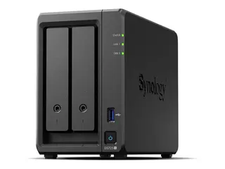 Synology Disk Station DS725+ - NAS-server 2 br&#248;nner - RAID JBOD, 0, 1, 5, 6, 10 - RAM 4 GB - 2.5 Gigabit Ethernet - iSCSI st&#248;tte