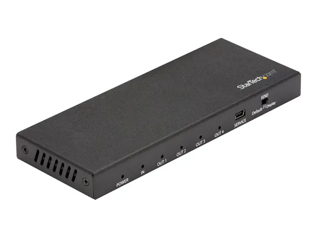 StarTech.com HDMI Splitter - 4-Port 4K 60Hz 1 In 4 Out Way Port (S...