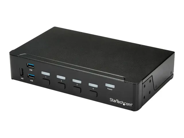 StarTech.com 4 Port HDMI KVM - HDMI KVM Switch - 1080p - USB 3.0 &...