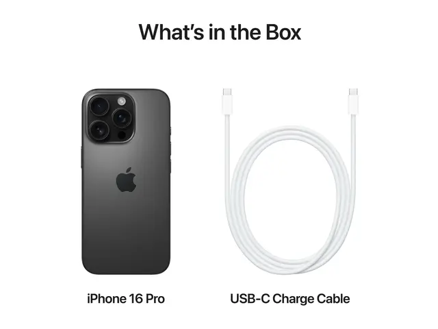Apple iPhone 16 Pro - Svart titan - 256 GB Garanti 2 år 