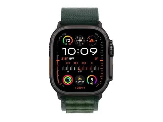 Apple Watch Ultra 2 - 49 mm svart titan smartklokke med Alpine Loo...