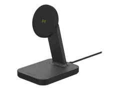 mophie snap+ - Trådløst ladestativ - 15 watt svart - Europa (unntatt Irland)