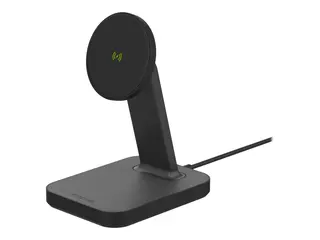 mophie snap+ - Trådløst ladestativ - 15 watt svart - Europa (unntatt Irland)