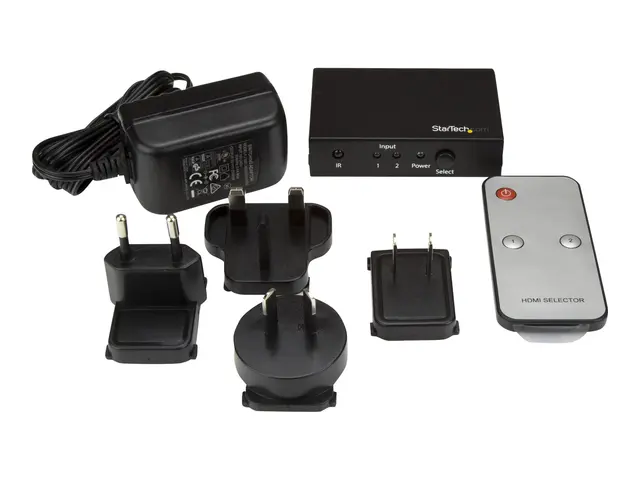 StarTech.com 2 Port HDMI Switch - 4K 60Hz - Supports HDCP - IR - H...