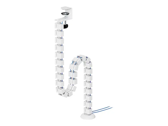 Neomounts - Kabelstyringsryggrad clamp-on design, universal hvit