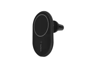 Belkin BoostCharge - Trådløs ladeholder for bil 10 watt - svart - for Apple iPhone 12, 12 mini, 12 Pro, 12 Pro Max