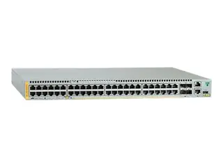 Allied Telesis AT x930-52GPX - Switch - L3 Styrt - 48 x 10/100/1000 (PoE+) + 4 x 1 Gigabit / 10 Gigabit SFP+ - stasjonær, rackmonterbar - PoE+