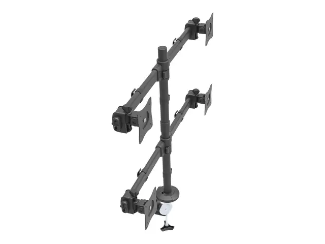 StarTech.com Desk Mount Quad Monitor Arm, Ergonomic VESA 4 2x2 up ...