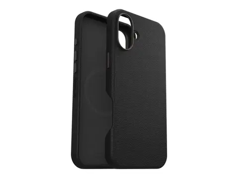 OtterBox Symmetry Series - Beskyttende deksel for mobiltelefon kaktuslær, polyuretan - noir aske (svart) - for Apple iPhone 16 Plus