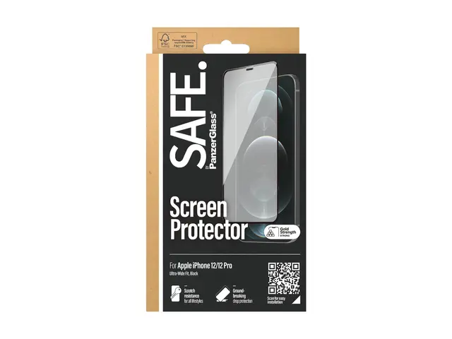 SAFE. by PanzerGlass - Skjermbeskyttelse for mobiltelefon glass ra...