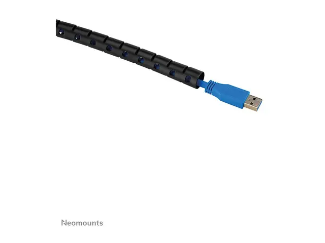 Neomounts - Kabelstyringsmuffe for 1-3 cables, universal svart 2 m
