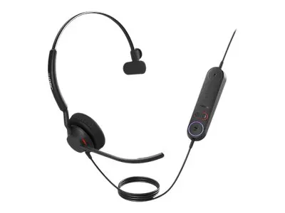 Jabra Engage 40 Mono - Hodesett on-ear kablet USB-C, USB-A lydisol...