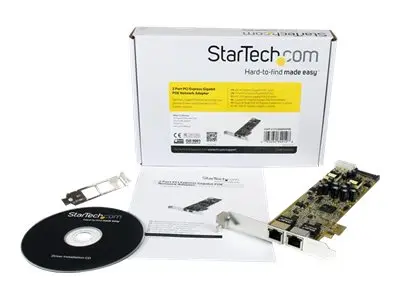 Startech Dual Port PCI Express Gigabit Ethernet Network Card Adapt...
