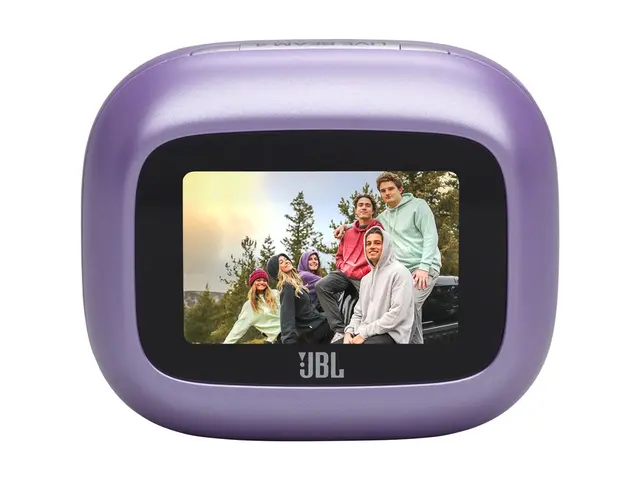 JBL LIVE Beam 4 - True wireless-hodetelefoner med mikrofon i øret - Bluetooth - aktiv støydemping - purpur 