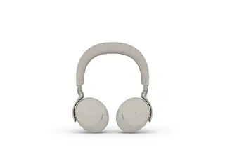 Jabra Evolve3 75 UC - Hodesett - on-ear - Bluetooth trådløs - aktiv støydemping - USB-C via Bluetooth-adapter - varm gråfarge - UC-sertifisert, Zoom Certified, Google Meet Certified