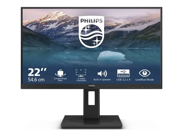 Philips S-line 222S9JML - LED-skjerm 22" (21.5" synlig) 1920 x 108...
