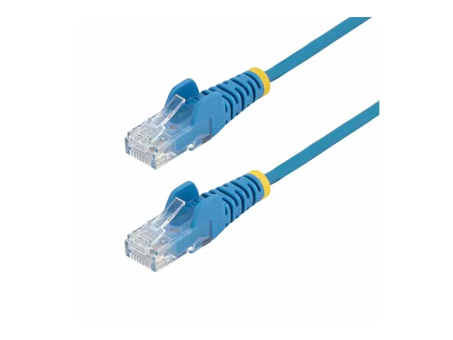 StarTech.com 10m Blue Slim CAT6 Ethernet Cable, Snagless, 28AWG, L...