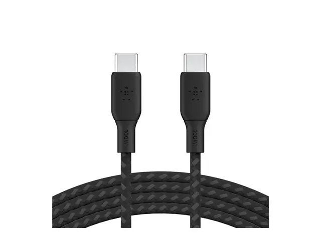 Belkin BoostCharge - USB-kabel USB-C (hann) til 3 m svart