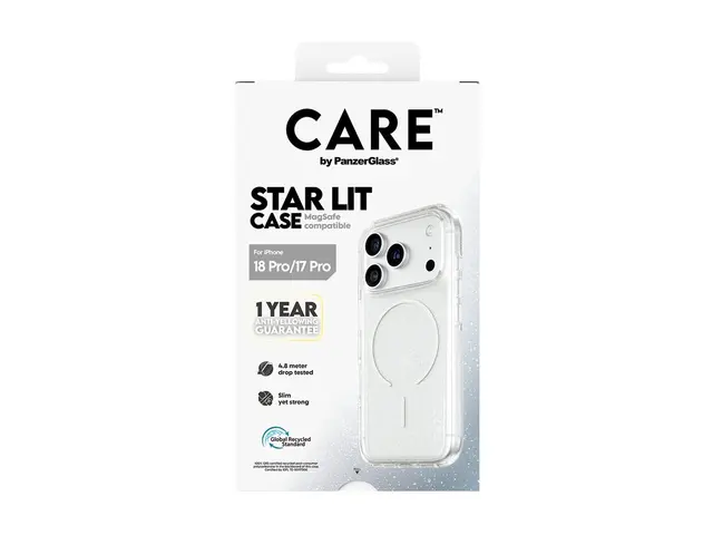 CARE by PanzerGlass Star Lit - Beskyttende deksel for mobiltelefon...
