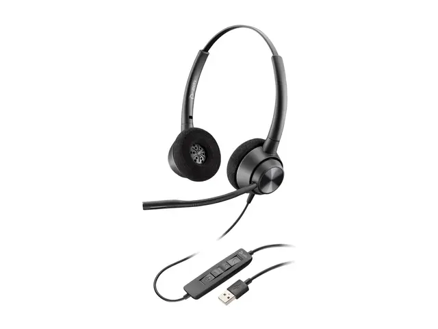 Poly EncorePro 310 - 300 series hodesett on-ear kablet USB-A svart