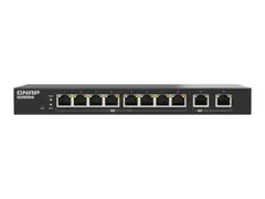 QNAP QSW-L2110-10T - Switch - Styrt - 8 x 2.5GBase-T + 2 x 10 Gigabit Ethernet stasjonær