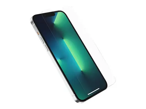 OtterBox Amplify Glass - Skjermbeskyttelse for mobiltelefon antimikrobiell - glass - blank - for Apple iPhone 13 Pro Max
