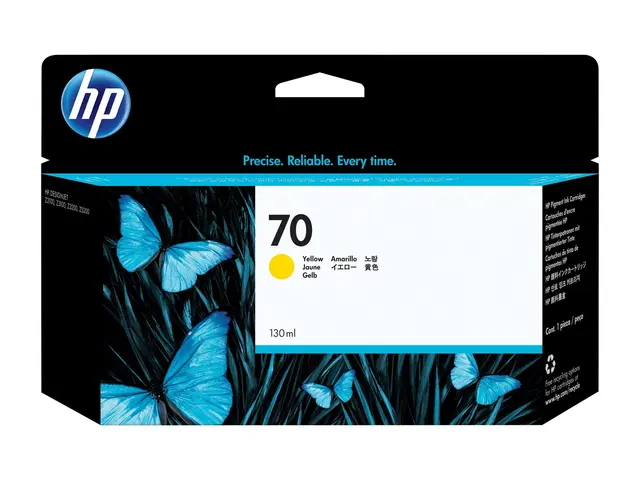 HP 70 - 130 ml gul original DesignJet blekkpatron for HD Pro MFP, ...