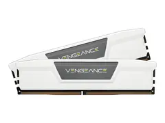 CORSAIR Vengeance - DDR5 - sett - 32 GB + 2 x 16 GB DIMM 288-pin - 5200 MHz / PC5-41600 - CL40 - 1.25 V - hvit