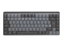 Logitech Master Series MX Mechanical Mini Tastatur - bakbelysning - tr&#229;dl&#248;s - Bluetooth LE - QWERTY - Nordisk (dansk/finsk/norsk/svensk) - tastsvitsj: Tactile Quiet - grafitt