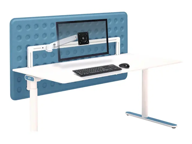 Ergotron LX Arm with Rail Adapter - Monteringssett (leddarm, skinn...