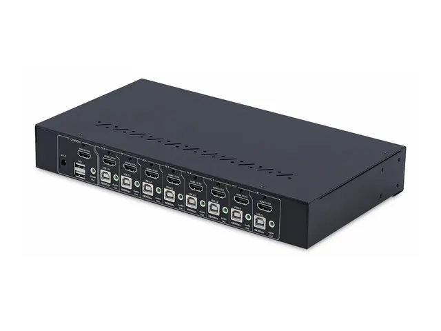 StarTech.com 8-Port HDMI KVM Switch w/1U Rack Mount Kit, 4K 60Hz -...