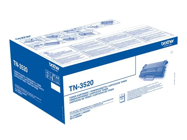 Brother TN3520 - Svart original tonerpatron for HL-L6400DWTT, MFC-...