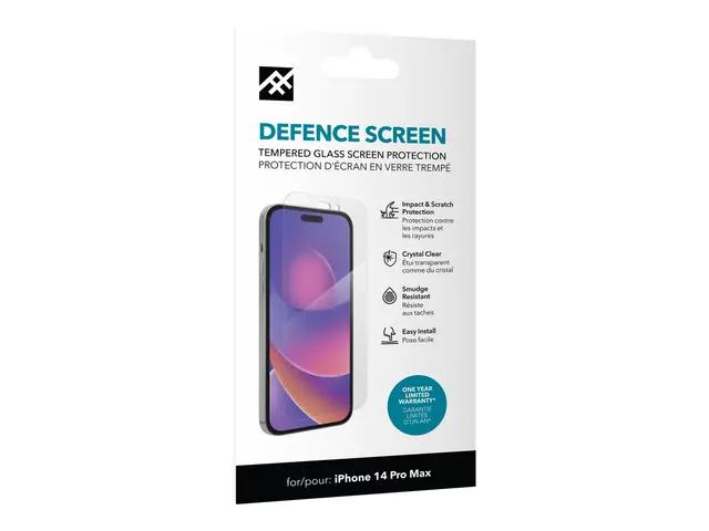 iFrogz Defence - Skjermbeskyttelse for mobiltelefon glass Apple iP...