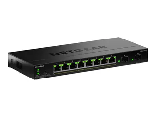 NETGEAR GS310TPv2 - Switch - 2+/L3 Lite smart - 8 x 10/100/1000 (PoE+) + 2 x SFP - stasjonær, veggmonterbar - PoE+ (55 W)