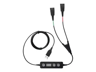 Jabra LINK 265 - Hodesettadapter USB hann til Quick Disconnect