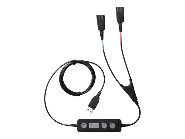 Jabra LINK 265 - Hodesettadapter - USB hann til Quick Disconnect