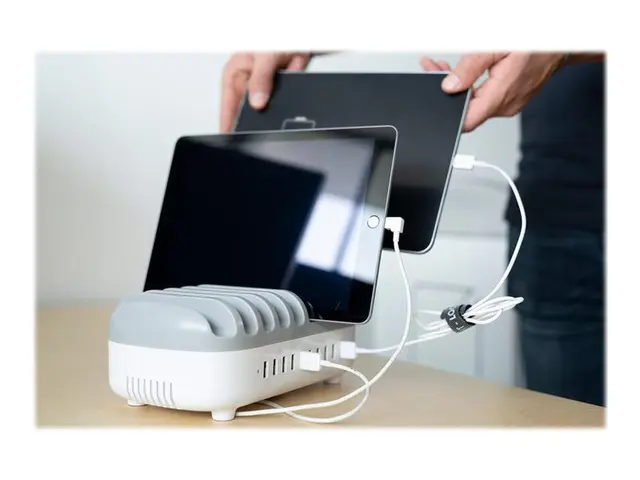 Compulocks 10 Ports USB Charging Dock Station With UK Plug - Lades...