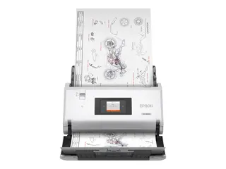 Epson WorkForce DS-30000 - Dokumentskanner Contact Image Sensor (CIS) - Dupleks - A3 - 600 dpi x 600 dpi - inntil 70 spm (mono) / inntil 70 spm (farge) - ADF (120 ark) - inntil 30000 skann pr. dag - USB 3.0