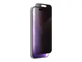 ZAGG InvisibleShield Glass Elite - Skjermbeskyttelse for mobiltelefon glass - med personvernsfilter - for Apple iPhone 17 Pro