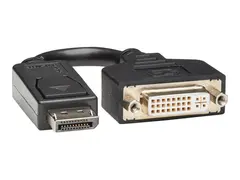 Eaton Tripp Lite Series DisplayPort to DVI-I Adapter Cable (M/F), 6 in. (15.2 cm) Displayadapter - DisplayPort (hann) til DVI-I (hunn) - 15 cm - formst&#248;pt