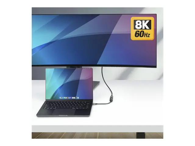 StarTech.com - Adapterkabel 24 pin USB-C hann til HDMI 8K 60Hz stø...