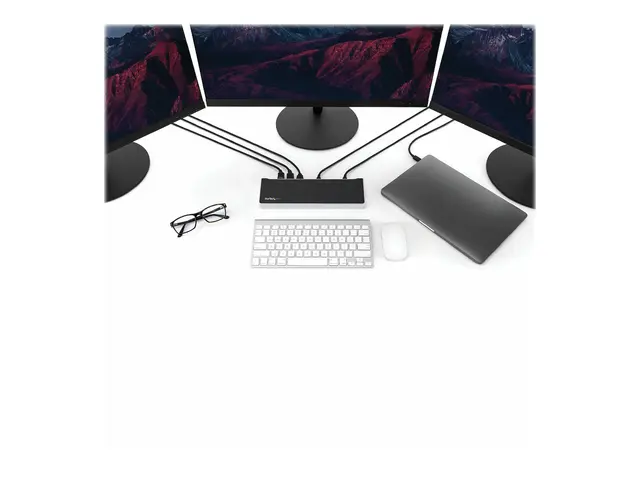 StarTech.com 4K USB-C Dock - Triple Monitor Mac & Windows 60W USB ...